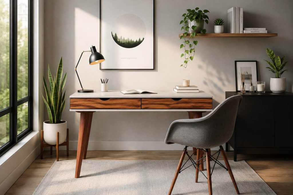 6 مدل میز تحریر مدرن برای یک اتاق کار پینترستی