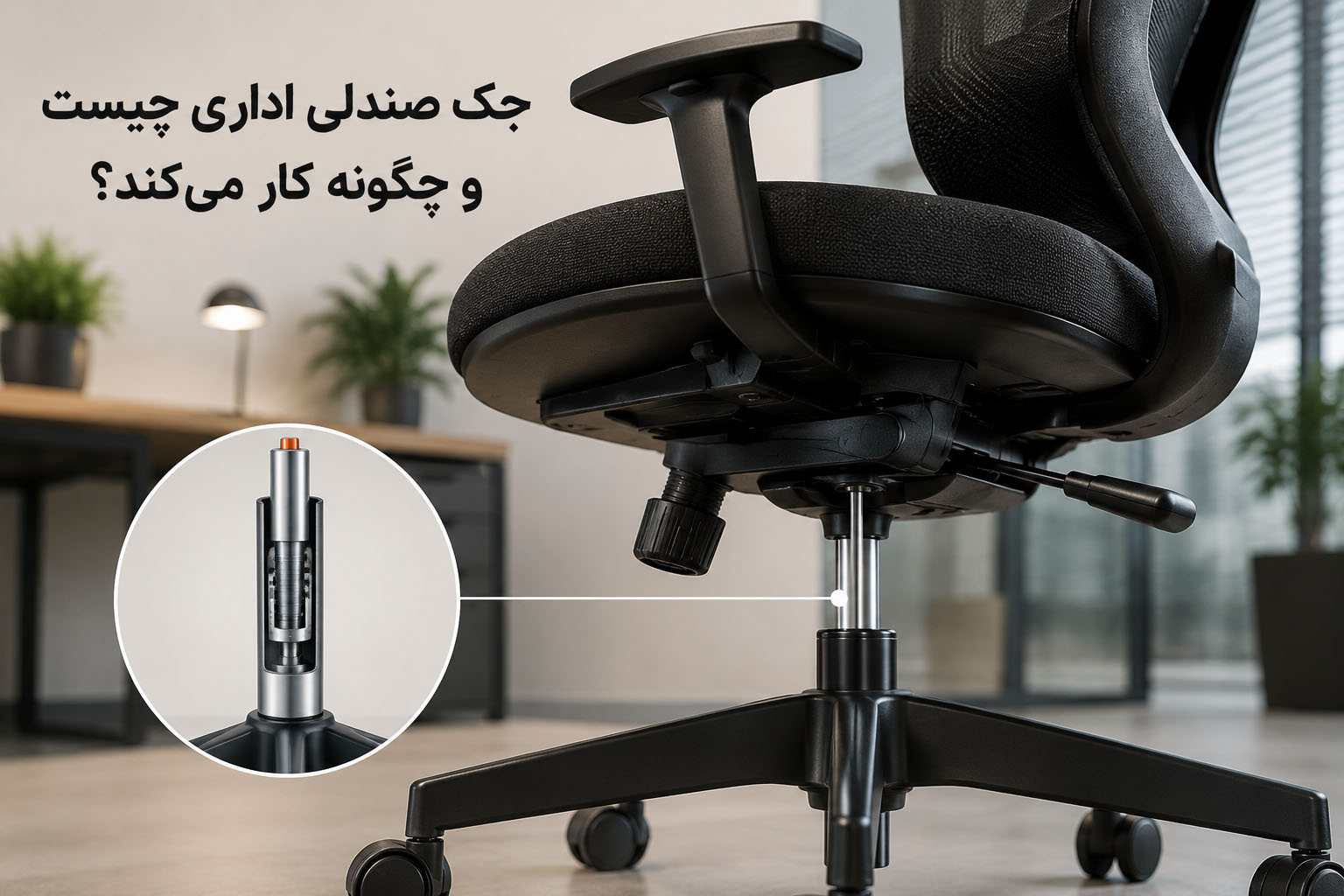 جک صندلی اداری چیست و چگونه کار می‌کند؟