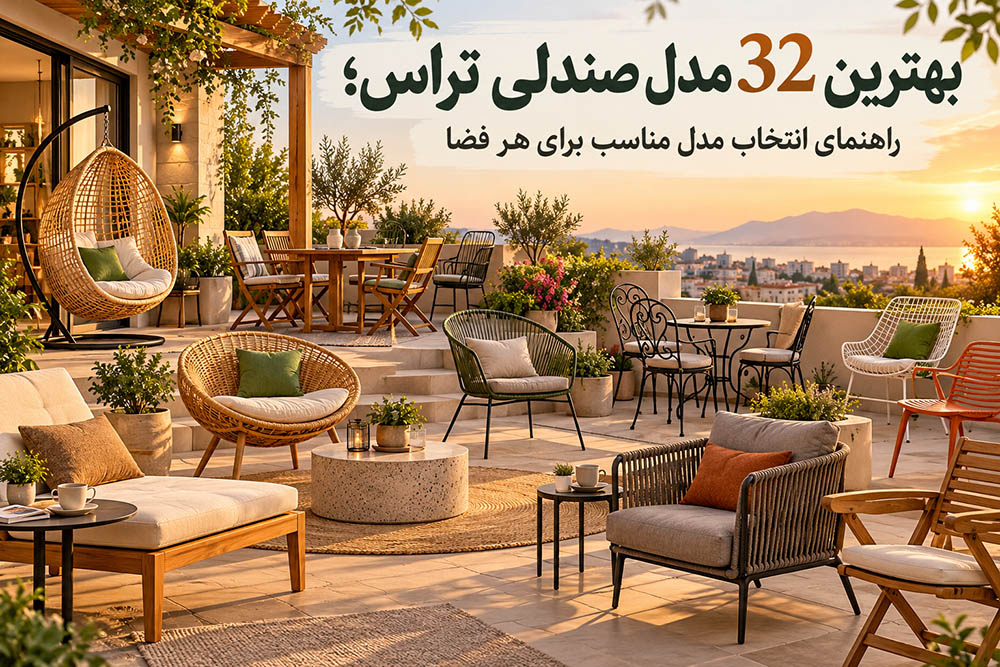بهترین 32 مدل صندلی تراس؛ راهنمای انتخاب مدل مناسب