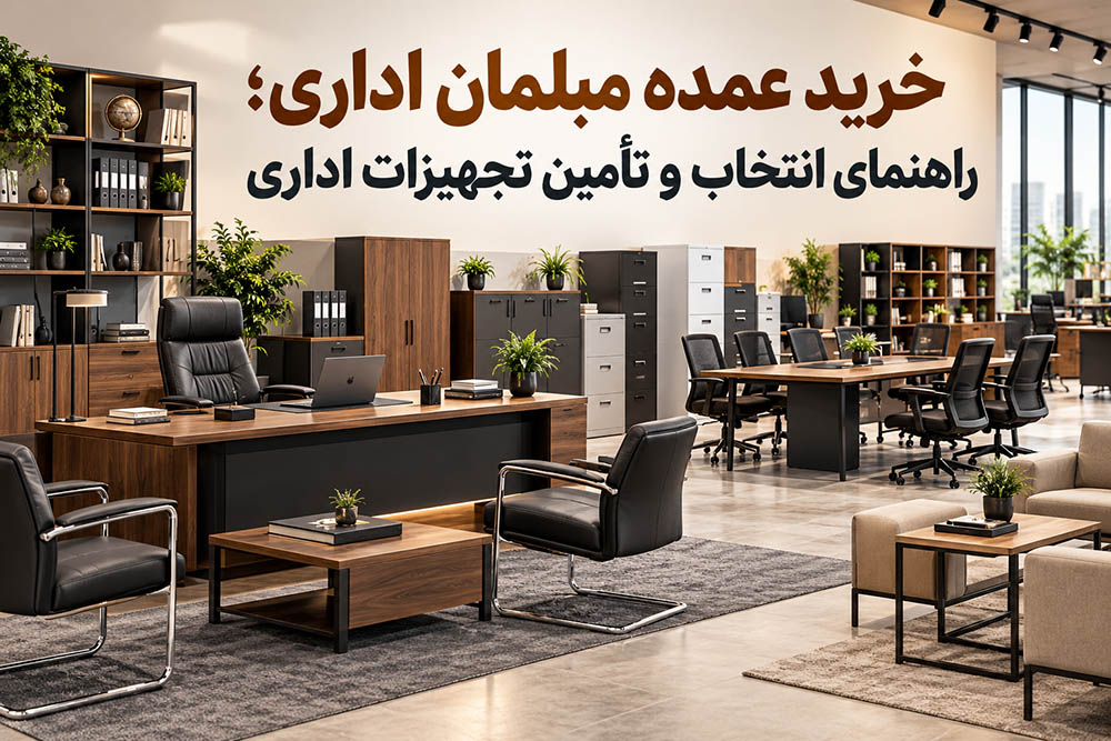 خرید عمده مبلمان اداری؛ راهنمای انتخاب و تأمین تجهیزات اداری